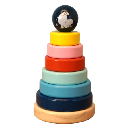 Barbo Toys puidust ladumistorn Muumi