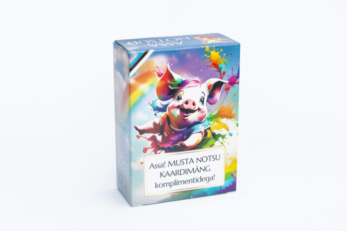 Assa! MUSTA NOTSU KAARDIMÄNG komplimentidega