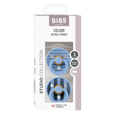 BIBS Studio Colour kirsikujulised lutid - Pin Sky Blue Mix, 6-18 kuud