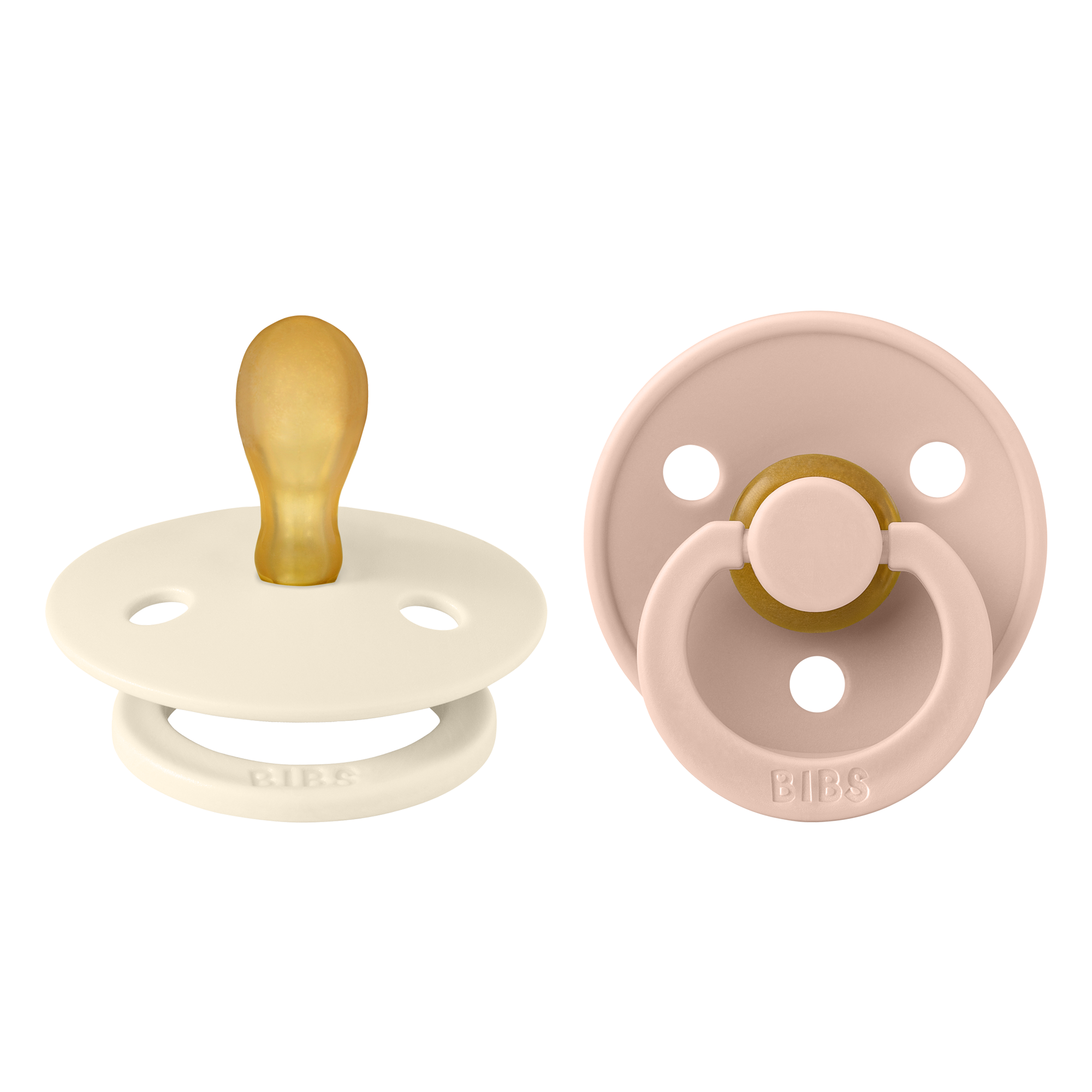 BIBS Colour sümmeetrilised lutid - Ivory / Blush 6-18 kuud