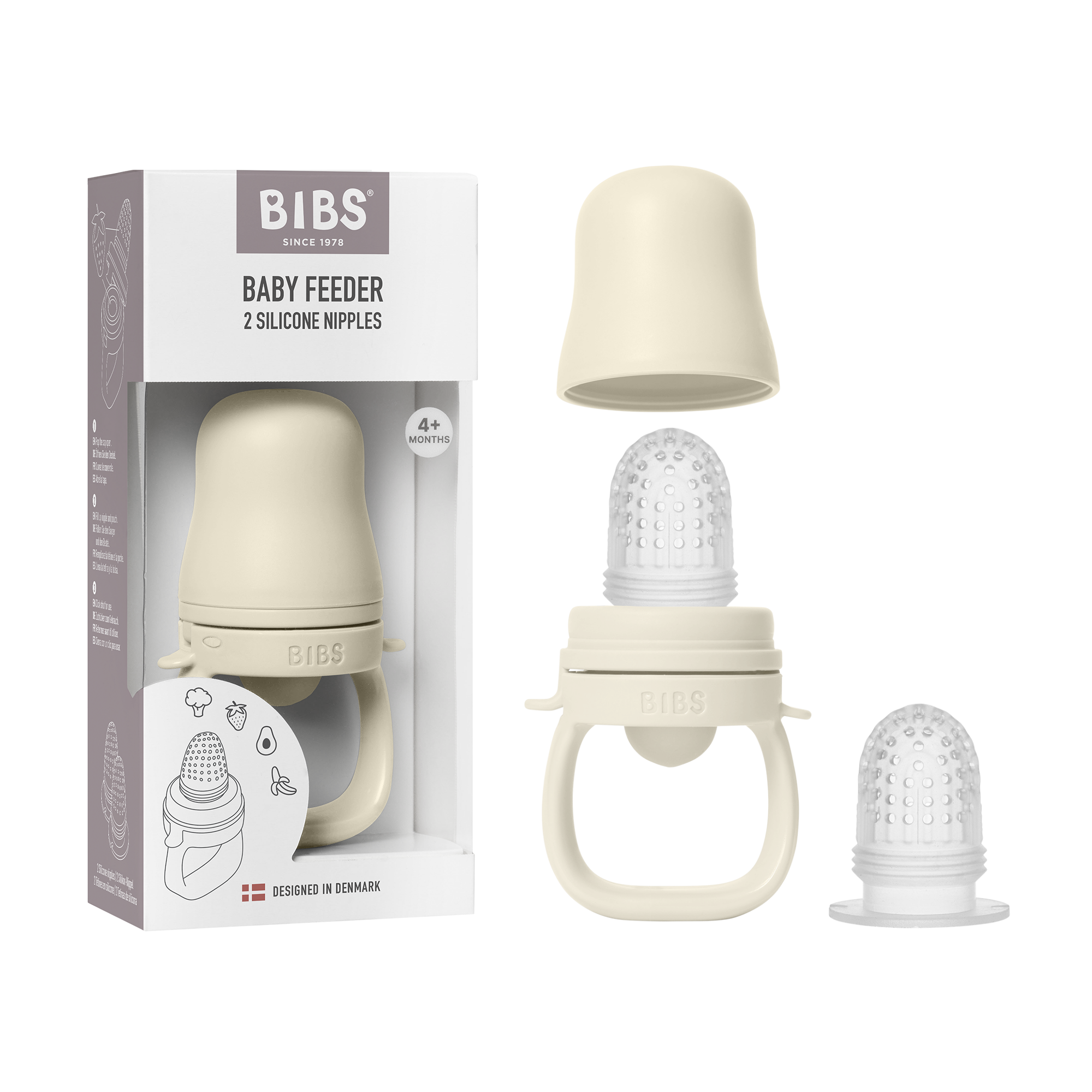 BIBS puuviljalutt - Ivory