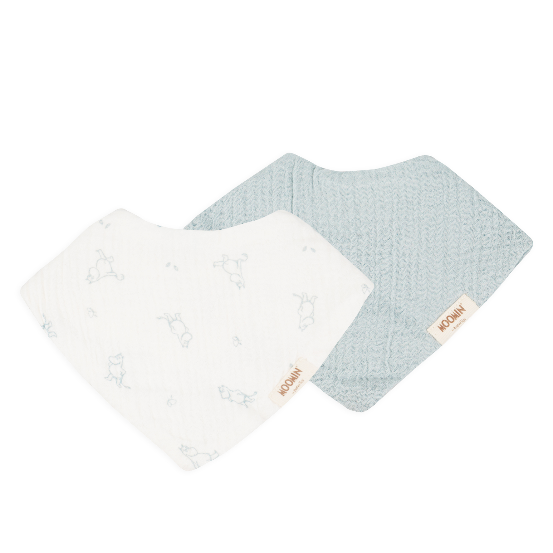 Muumi Bandana põlled, 2-pakk - Sinine